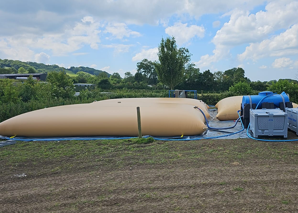 Structure-flex champion pillow tanks for water storage 