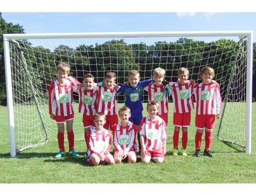 Structure-flex sponsor Holt Youth Under 9's Football Team